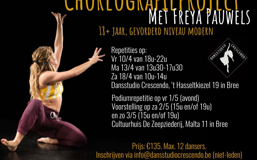 Choreografieproject Dansstudio Crescendo